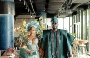 Author Toni Tone, partner wed in Lagos