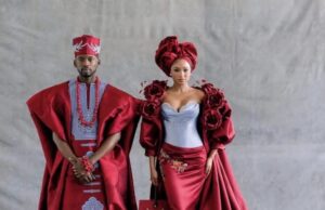 Temi Otedola: 15 artisans spent 4,590 hours crafting my wedding gown