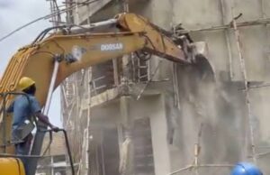 Lagos Begins Demolition Of Illegal Buildings At Trade Fair Complex