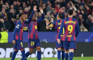 Kounde Double Helps Barcelona Claim Frankfurt Comeback Win