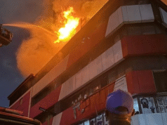 Fire Engulfs Great Nigeria Insurance House On Lagos Island