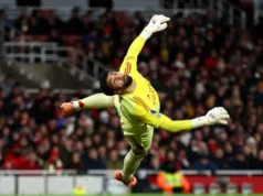 Arsenal in ‘survival’ mode as ‘sensational’ Raya save keeps them top