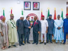US Ambassador visits Akpabio weeks after Senate President said “Trump is on our neck”