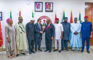 US Ambassador visits Akpabio weeks after Senate President said “Trump is on our neck”