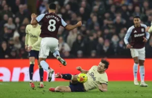 EPL: Aston Villa title ambitions suffer setback in 1-0 loss to Everton