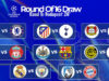Real Madrid Face Man City, PSG Draw Chelsea In Champions League Last 16 (FULL FIXTURES)