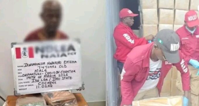 NDLEA Arrests Grandpa With Cocaine Hidden In Food Items At Abuja