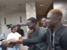 Carter Efe kicks after he was ‘snubbed’ by Shank