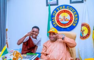 Ademola Adeleke hosts, dances with Peller at Osun government house