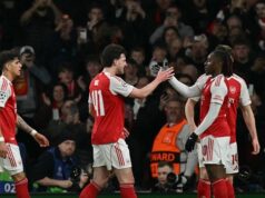 Eze Rocket Fires Arsenal Into Champions League Quarters