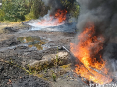 Navy Destroys Illegal Crude Oil Storage Site in Rivers