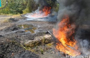 Navy Destroys Illegal Crude Oil Storage Site in Rivers