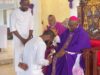 Seyi Tinubu receives episcopal blessing from Catholic Bishop