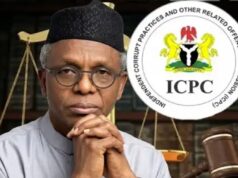 Heavy Security As El-Rufai Arrives Kaduna Court For ICPC Arraignment