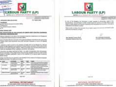 Labour Party Announces Dates For 2026 Congresses, National Convention Labour Party Announces Dates For 2026 Congresses, National Convention