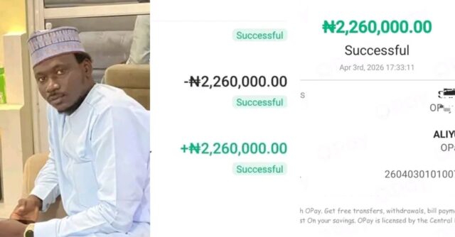 Man returns ₦2.26m, rejects ₦50,000 appreciation gift