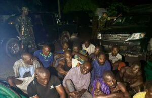 Soldiers arrest 15 suspected oil thieves at Dangote Refinery discharge point