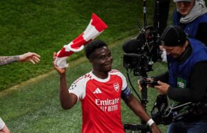 Saka’s winner sends Arsenal to first UCL final in 20 years
