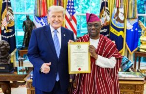 Kayode Are Presents Letter Of Credence To Trump, Resumes Duty As Nigeria’s Ambassador To US