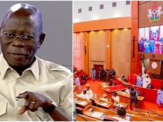 Senate Condemns Oshiomhole’s Comments On NNPCL, Lawmaker Defends Himself